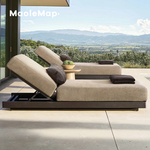 Mobilier d'extérieur en aluminium Canapé nordique Piscine Patio Jardin Sets Lounge Chair Modern Luxury Italian Terrace Hotel Beach Loungers - Product Image 1