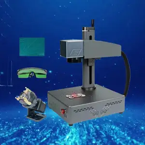 DAJA S4 Rotary Mini Nano 4060 200w 100w Cutting Aluminium Dog Tag Jewelry Rings Jpt Yag Fiber Laser Engraving Machine