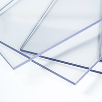Panneau solide en polycarbonate transparent bronze bleu pour vitrage architectural