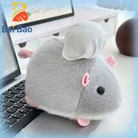 Fabricant de peluches, livraison DDP, peluches personnalisées, forme réaliste de souris, rembourrage en coton PP, jouets en peluche doux, peluches en stock