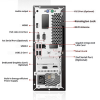 Ordinateur de bureau Lenovo ThinkCentre K70 en direct d'usine avec processeur Intel I5-14400, 8 Go/16 Go de RAM DDR4, SSD 256 Go/512 Go