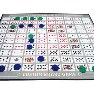 Wholesale environmentally friendly portable travel folding family friendly custom board game personalized game chips - Product Image 4