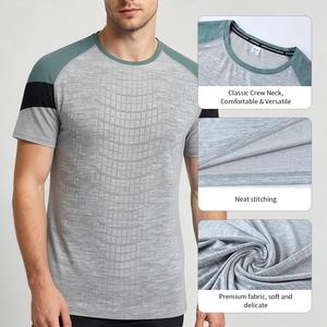 T-shirts de sport pour hommes, de haute qualité, confortables, respirants, à manches courtes, pour l'entraînement - Product Image 5