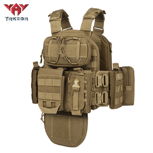 YAKEDA Tactisch Outdoor Vest Molle <span class=keywords><strong>Chaleco</strong></span> Tactico Body Protection Pouch Jacht <span class=keywords><strong>Plate</strong></span> <span class=keywords><strong>Carrier</strong></span> Jacht Tactisch Vest - Product Image 6