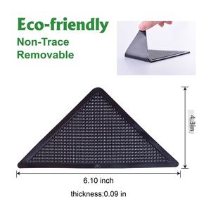 Многоразовые Нескользящие коврики 8 шт. Ковровые Коврики противоскользящие двухсторонние полиуретановые + 3 м клейкие коврики - Product Image 3