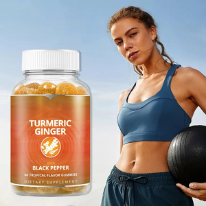 Compléments alimentaires à base de plantes OEM : Gummies végétaux infusés <span class=keywords><strong>au</strong></span> curcuma et <span class=keywords><strong>au</strong></span> <span class=keywords><strong>gingembre</strong></span>, saveur cannelle, <span class=keywords><strong>bonbons</strong></span> vitaminés - Product Image 5