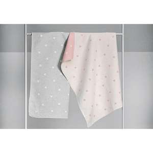 David Fussenegger Schmusedecke Herzchen Filz 70x90cm Baumwolle/ Flanell - Product Image 2