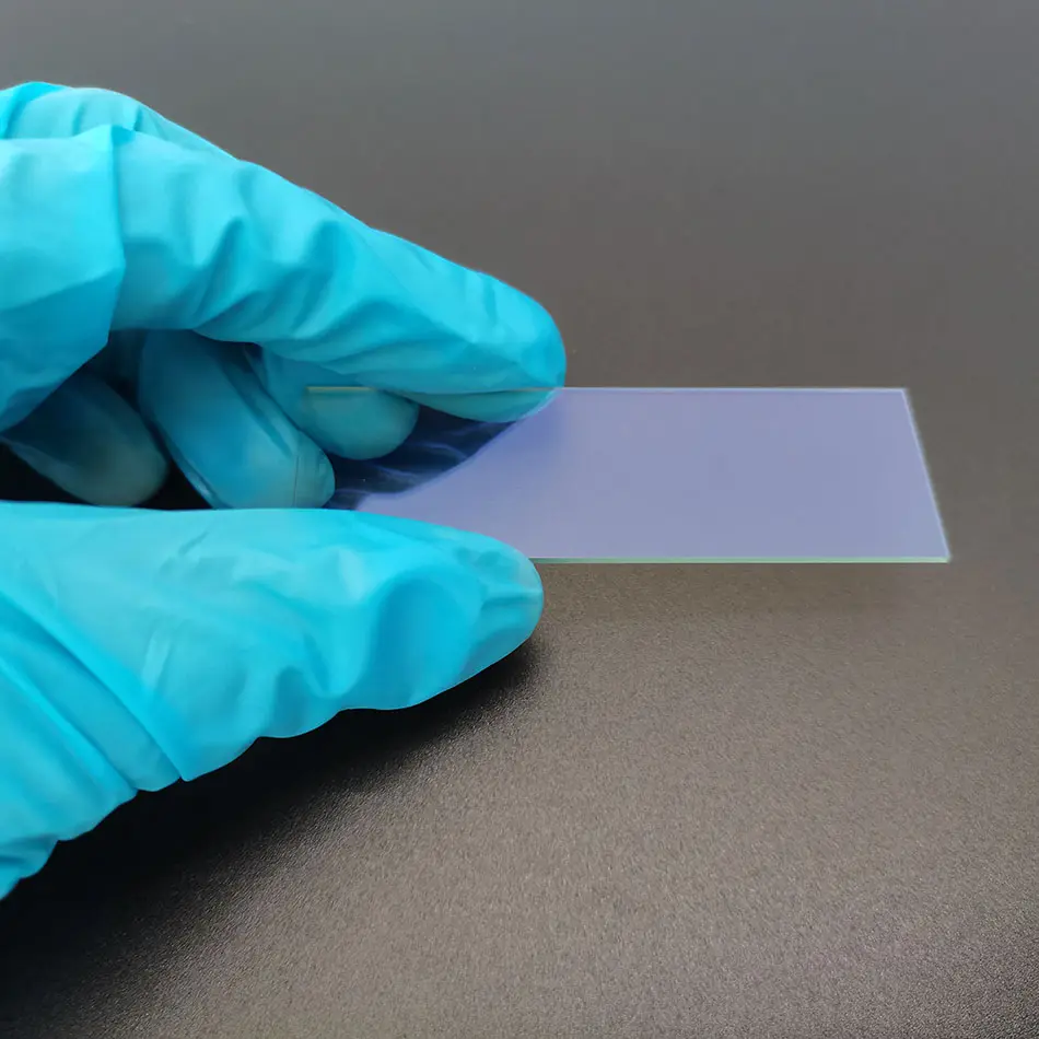 المقاومة أدناه 10 أوم/sq ايتو المغلفة الزجاج للغاية سوبر القطب superconductor موصل 1.1 مللي متر سميكة شفافة