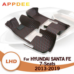 Alfombrillas para Coche Hyundai <span class=keywords><strong>Santa</strong></span> <span class=keywords><strong>Fe</strong></span> Siete Plazas <span class=keywords><strong>2013</strong></span> 2014 2015 2016 2017 2018 2019, Cubiertas de Alfombra para Pies, Accesorios Interiores - Product Image 2
