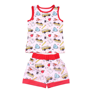 Yiying 캐주얼 여자 의류 세트 민소매 탱크 탑과 반바지 운동복 바지 밀크 실크 인쇄 도매 - Product Image 4