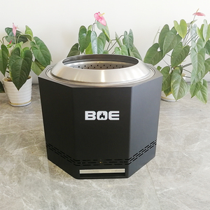 Nuovo Braciere in Acciaio Inossidabile Personalizzabile, Stufa Portatile a Pellet Senza Fumo per Cucina all'Aperto, Dimensioni Personalizzabili - Product Image 2