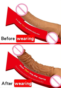 Girlspower, extensor de pene de silicona reutilizable, funda suave para pene para la salud sexual de los hombres, retraso en la eyaculación, Agrandamiento del pene - Product Image 6