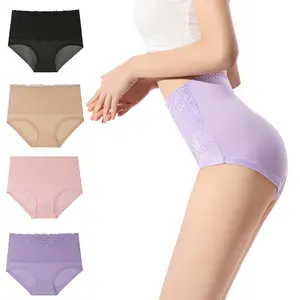 Braga de mujer culotte femme slips coton celanakulotレディースセクシーアイスシルクレースプラスサイズ下着シームレス女性用パンティー