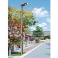 Lampadaire LED extérieur, éclairage de jardin, 30W AC85-265V 120LM/W, lumière élégante moderne, 6000K, PC aluminium IP65