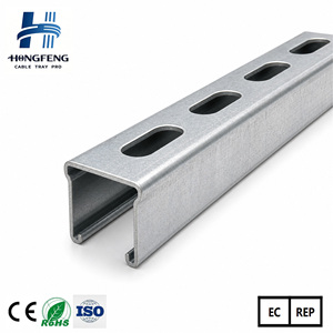 Profilé en U en aluminium sur mesure 40x40, profilé en U perforé, profilé en L, profilé en C, profilés en acier aluminium, profilé Unistrut, prix - Product Image 1