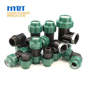 All Size Italian Type Water Irrigation System PP Pipe Compression Fitting