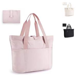 Sac à bandoulière pour ordinateur portable, pliable, en nylon, imperméable, réutilisable, de haute qualité, avec logo personnalisé, pour les voyages et le travail - Product Image 1