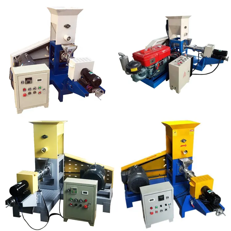 40-2000kg पालतू अस्थायी मछली फ़ीड गोली extruder/जलीय खाद्य भोजन मशीन