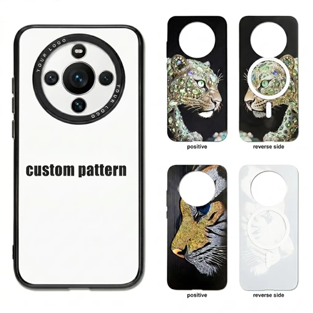 Sublimation Phone Cover Custom for Huawei Series case Personalized with Interchangeable PC Blank Magnetic clear Phone Cover
