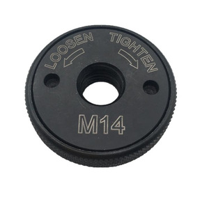 Tự khóa lớp phủ niken công cụ điện phụ tùng vòng phát hành nhanh chóng kẹp M14 chủ đề mặt bích <span class=keywords><strong>Nut</strong></span> cho trục chính máy mài góc - Product Image 2