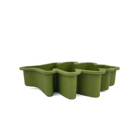 Moule en silicone résistant au micro-ondes sans BPA en forme de feuille mignon outil de cuisson de pâtisserie durable et facile à nettoyer pour les produits de cuisine de gâteau