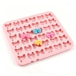 Molde de Silicona con Forma de Lazo de 36 Cavidades, Antiadherente, para Chocolate, Gomitas, Dulces, Repostería, Manualidades con Resina Epoxi - Product Image 2
