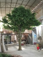 Grands arbres artificiels géants d'extérieur, arbres décoratifs en acacia, arbres magiques et plantes pour aménagement paysager, arbre d'automne artificiel