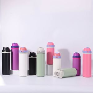 Vaso Térmico Portátil de Acero Inoxidable 304 con Tapa Abatible, Gran Capacidad, Aislado, Compatible con Coche, para Estudiantes, Uso Exterior, Transfronterizo - Product Image 1