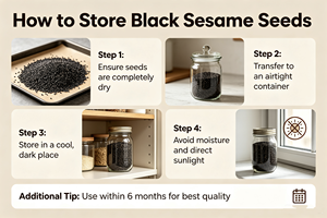 Sesamo Nero Biologico Cinese di Alta Qualità, 100% Puro, Confezione Originale Personalizzata, Ecologia Autentica Senza Additivi - Product Image 5