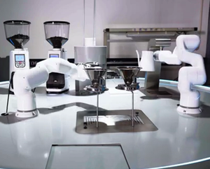 Micron cà phê BARISTA Robot cánh tay đầy đủ tự động thông minh Trà sữa cà phê Máy bán hàng tự động - Product Image 6