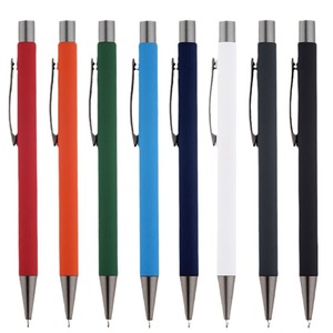 Bolígrafos de Lujo con Logotipo Personalizado, Bolígrafos Metálicos con Pantalla Táctil Suave, Color Oro Rosa para Teléfono Móvil, Bolígrafo con Logotipo y Empuñadura de Goma - Product Image 2