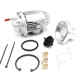 Válvula de Descarga Universal JIABEIR Turbo Blow Valve (BOV) con Adaptador de Brida BOV-<span class=keywords><strong>2</strong></span> de Aluminio, Ajuste de Correa Tipo Tirador 25/34MM para Presión de Turbocompresor - Product Image 3