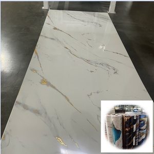 <span class=keywords><strong>Murale</strong></span> 3D en marbre, texture dorée, autocollante, vinyle <span class=keywords><strong>PVC</strong></span>, carreaux muraux, 30*60cm - Product Image 1