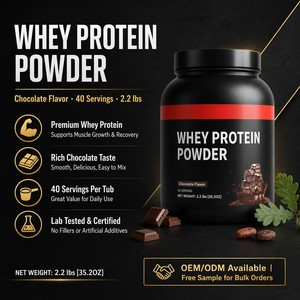 Proteína de Suero de Leche en Polvo a Granel, Suplemento Deportivo para Aumento de Masa Muscular y Peso, Fabricación OEM, Venta al Por Mayor, Marca Privada - Product Image 3