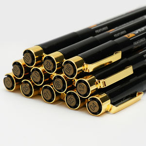 Pena gambar Fineliner profesional multi-ukuran tinta hitam pigmen berbagai macam ukuran titik tahan air untuk menggambar menulis - Product Image 3