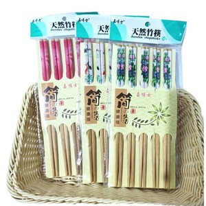 Juego de Palillos Florales (5 Pares), Bambú y Madera Naturales, Palillos de Bambú Ecológicos, Venta Directa de Fábrica, Venta al por Mayor - Product Image 2