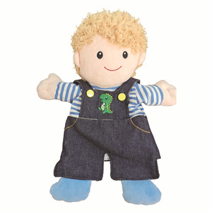 Anpassbare fabrik kinder erziehung familie echte handpuppe rollenspiel bildbuch geschichte charakter plüsch handpuppe - Product Image 3