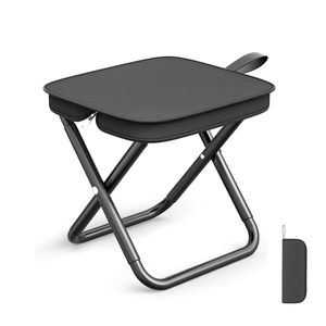 <b>Portable</b> Outdoor Folding <b>Stool</b> Carry Handle Oxford Small Bench for Fishing Fully Foldable Chair for Camping Queue Pull-Out Chair - Product Image 3