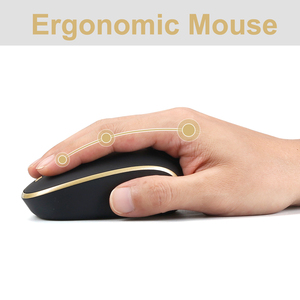 Dễ Thương Chế Độ Kép Giao Diện USB + USB C 2.4G Không Dây Chuột Quang Học Với LED Backlit Cổ 3D Phong Cách Cho Máy Tính Để Bàn Và Máy Tính Xách Tay - Product Image 3