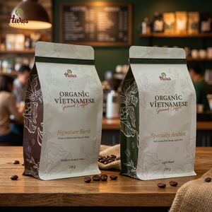Manufacturer Viet Nam OEM Whole bean Coffee ROBUSTA Wholesale Price Bulk Quantity Strong Coffee Rich Aroma <b>Chocolate</b> to Export - Product Image 1