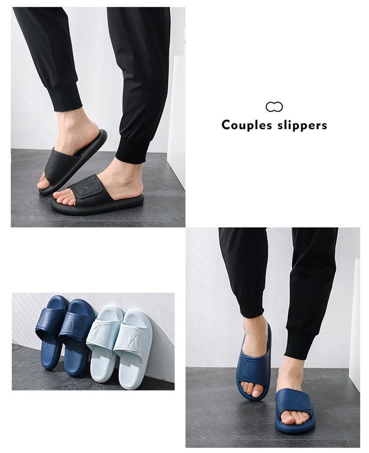 Summer Beach Men's Slippers House Bedroom Flip Flops Non-slip Slides Sandals Indoor Slippers for Men