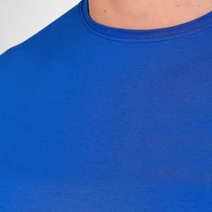 Camiseta de trabajo de gimnasio para hombre de alta calidad, camiseta en blanco con logotipo personalizado impreso, manga corta, patrón sólido, de talla grande, transpirable de secado rápido - Product Image 6
