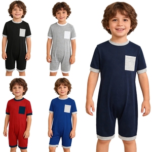 Mono de Dormir Adaptado para Niños y Niñas de 6 a 16 Años con Necesidades Especiales, Mono hasta el Muslo con Bolsillo, Ropa Adaptada para Niños con Necesidades Especiales - Product Image 1
