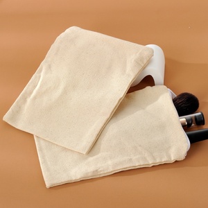 Wholesale Price Glampkg High Quality Custom Zipper <b>Large</b>-capacity Cotton Canvas Storage Dust Bag for Card Cosmetic Storage - Product Image 6