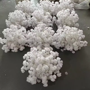 A-FB102 Wholesale <b>Artificial</b> <b>White</b> <b>Flower</b> Ball Wedding Centerpiece Silk Rose <b>Flower</b> Ball for Wedding Centerpiece Decoration - Product Image 1