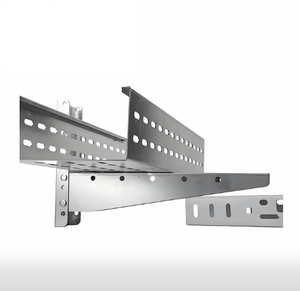 Plateau de câblage carré perforé sur mesure en acier inoxydable, aluminium galvanisé, ventilé et étanche pour usage industriel - Product Image 1