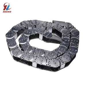 Wholesale customized steel drag chains metallic bridge protect cables