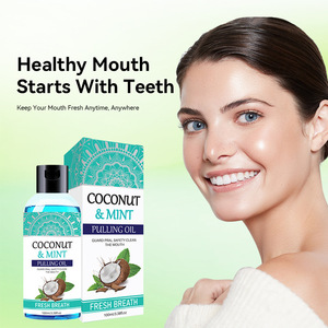 Enjuague Bucal Blanqueador de Dientes con Aceite de Coco para Comercio Exterior Transfronterizo, con Aroma a Menta y Limpieza Profunda con Aceite - Product Image 5