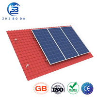 Systèmes de montage de panneaux solaires sur toiture de haute qualité, dernier design, pour l'installation d'énergie solaire