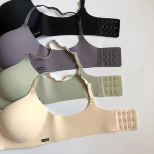 <span class=keywords><strong>Sport</strong></span> in stile britannico in tinta unita un pezzo unico biancheria intima senza cuciture <span class=keywords><strong>per</strong></span> donne che si riuniscono senza anelli in acciaio reggiseno - Product Image 4